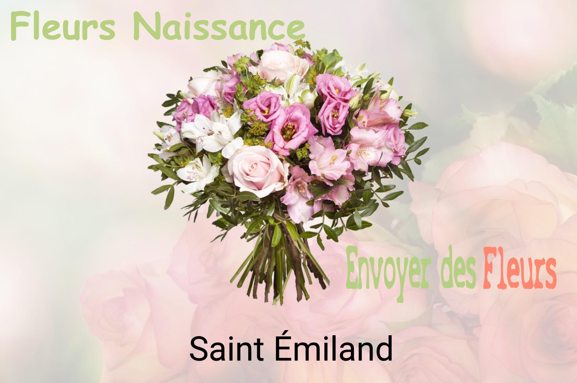 Bouquet de fleurs de naissance livré à Saint-Émiland